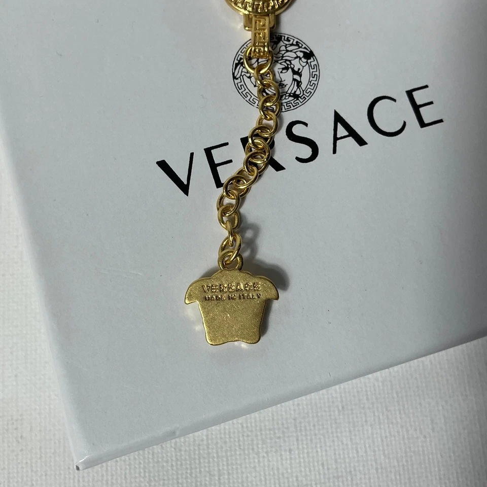 Pulsera Versace Negro y Oro 7" Foto 3 de 3