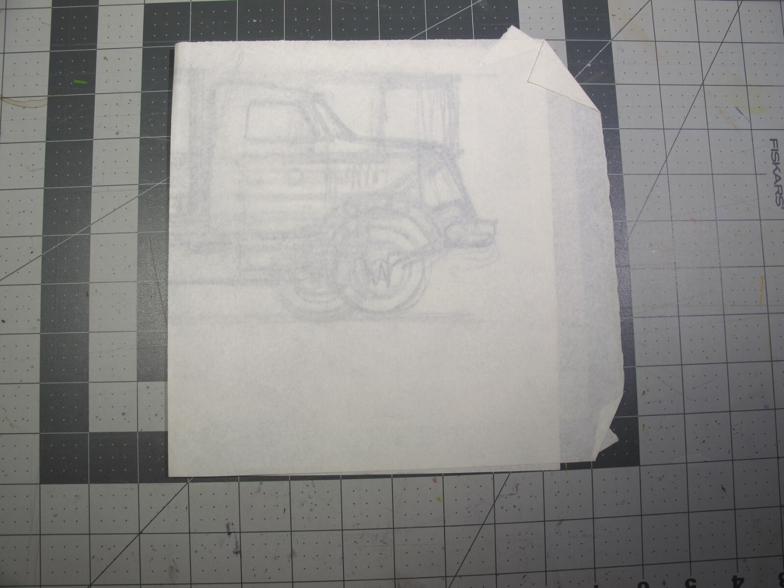 vtg 1955 Marx Dump Truck toy Eldon Dedini sketch concept art v8