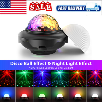 Disco Light Stage DJ Ball Light KTV Strobe Romantic Lamp For Room/Car/Party/Xmas