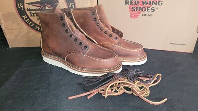 Red Wing 1907 6-in Moc-Toe - US Men's 7 1/2D Copper R&T | eBay Red Wing 1907 6-in Moc-Toe - US Men's 7 1/2D Copper R&T | eBay
