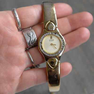 Vintage Citizen Ladies\' Dress Watch EK5004-54P Gold Tone Crystals Missing Gems Vintage Citizen Ladies main image 3