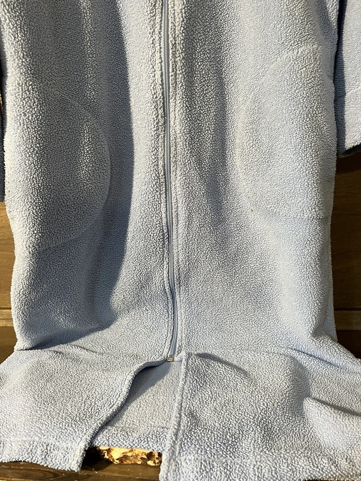 BATA CÁLIDA CON CREMALLERA SONOMA LIFESTYLES ÍNTIMATES AZUL BOLSILLO TALLA MEDIANA MANGA LARGA Foto 3 de 4