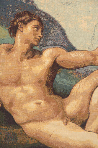 Die Kreation von Michelangelo italienischer Wandteppich Wandkunst hängen 26x45, 12x22 Zoll - Bild 5 von 5