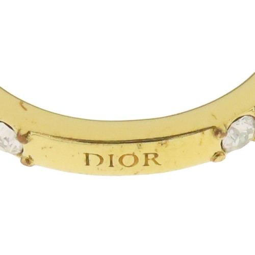 CHRISTIAN DIOR Ring logo Metal - Picture 5 of 9