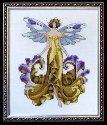 MIRABILIA Pixie Couture Collection Iris Counted Cross Stitch Chart Pattern