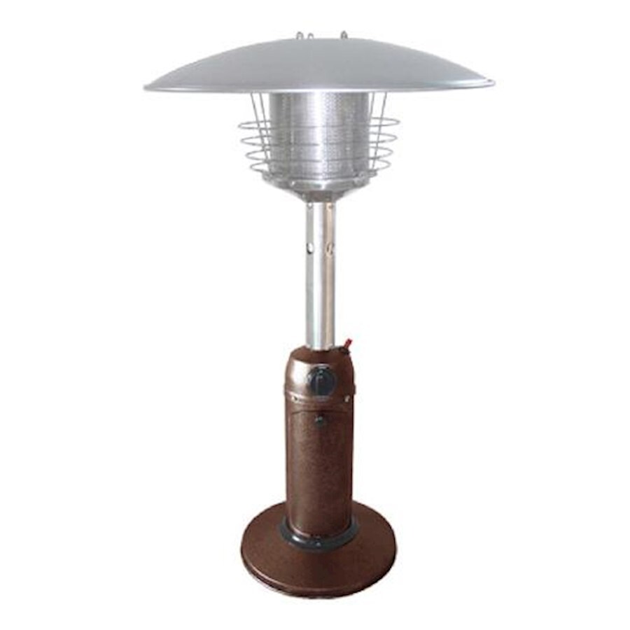 AZ Patio Heaters 11,000 BTU Portable Hammered Bronze Gas Patio Heater HLDS032-CG