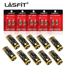 10xLASFIT LED Interior License Plate Side Marker Map Light Bulb T10 168 194 2825