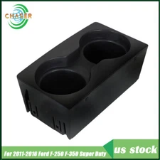 BC3Z-7813562-AA Front Center Console Cup Holder Black For Ford F-250 Super Duty