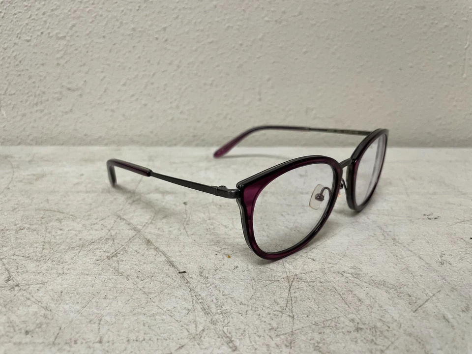 Vera Wang V528 PS 51-20-135 Púrpura/Gris Plástico Borde Completo Marco de Gafas Solo Foto 3 de 4