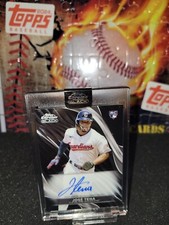 2024 TOPPS CHROME BLACK JOSE TENA ROOKIE BASE AUTO ENCASED ON CARD