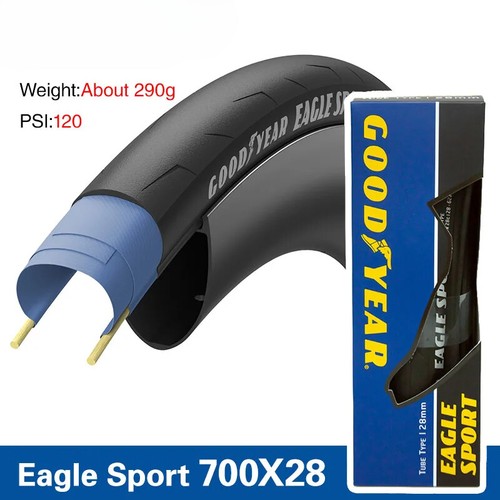 Pneumatico 700X28C bici da strada 700X25C clincher tubo pneumatico pieghevole bicicletta nuovo - Foto 7 di 18