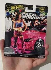 Custom Hot Wheels Premium Card - Fast and Furious - Suki's Honda S2000