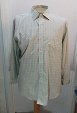 Brooks Brothers Men's Dress Shirt 17.5/35 Regent All Cotton Non-Iron Pocket GUC