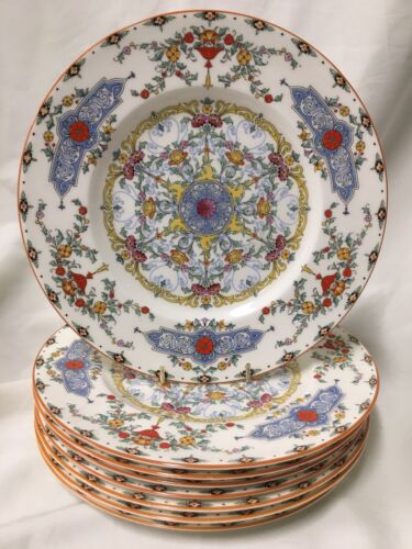 (8) 1926 Royal Worcester “Canopic” 9.25 Inch Art Deco LUNCHEON PLATES #3319/3 - Picture 4 of 11
