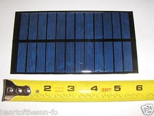 6V x 250 mA Mini Solar Panel encapsulated virtually indestructible solar cells