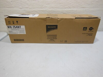 Genuine Sharp MX-754NT Black Toner Cartridge New Open Box
