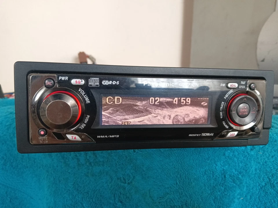 Panasonic CQ-C7301N Car Radio CD Receiver Autoradio Old School - Image 4 of 4