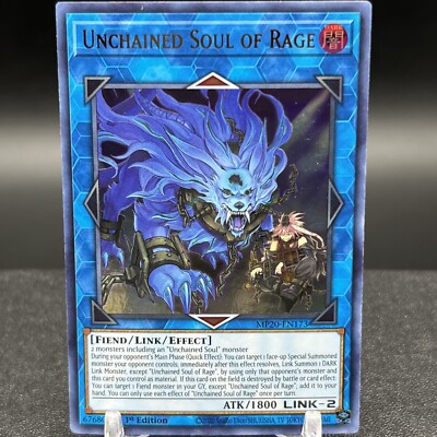 Unchained Soul of Rage MP20-EN173 1st Edition Yugioh Card