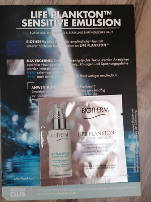 BIOTHERM Life Plankton Sensitive Emulsion für empfindliche Haut - Probe 1 ml