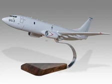 Boeing P-8A Poseidon USA Navy Desk Wood Airplane New Model Large Scale 1/100