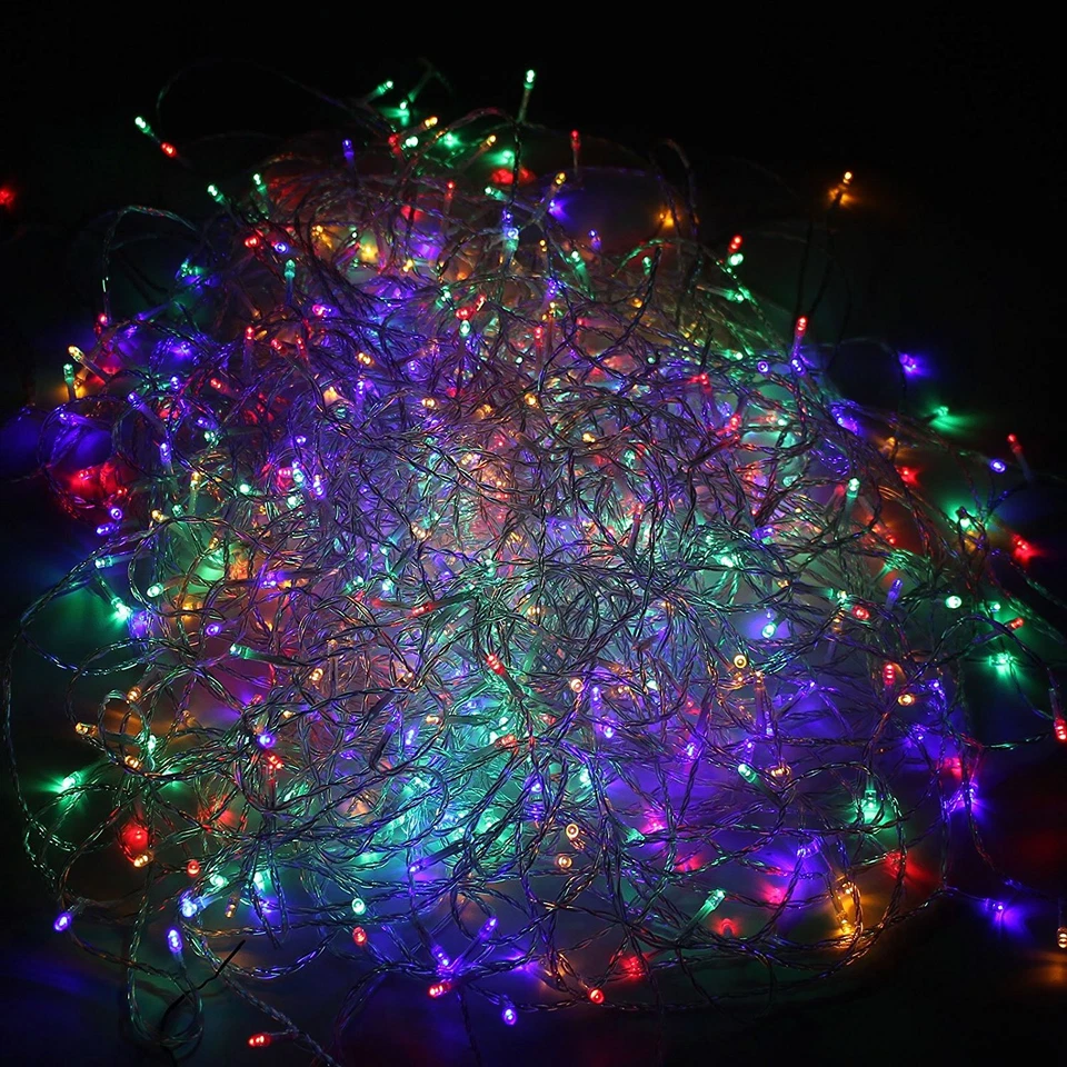 500/1000LED 100M String Christmas Light In/Outdoor Party Garden Waterproof Party