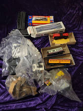 BACHMANN ELECTRIC HO SCALE MODEL TRAINS VINTAGE 4 CAR LOT  PARTS  12 Tracks  