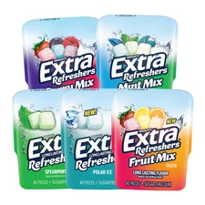 Wrigley's Extra Refreshers Variety Gum | 40 Pieces Per Bottle | Mix & Match