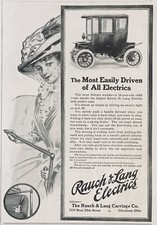 1910 AD(XH46)~RAUCH & LANG CARRIAGE CO. CLEVELAND. ELECTRIC VEHICLES