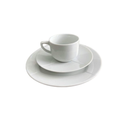 Eschenbach Temptation Kaffeeservice 18 Tlg. aus Porzellan weiß 