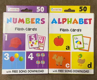 creative teaching materials lot Alphabet, Number flash cards. Free Song Download