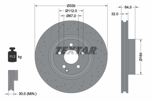 Bremsscheibe DB P. W221/C216 05-13-image