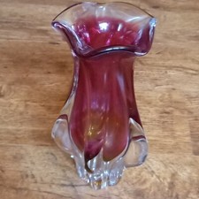 RETRO 1960s GOOD SIZED MURANO GLASS VASE