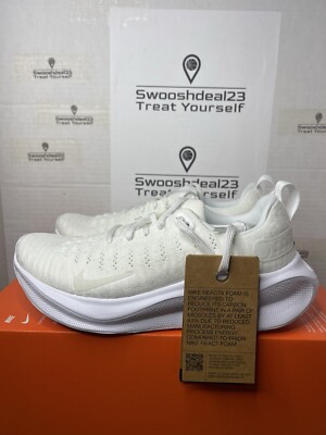 Men's / Women's Nike REACTX Infinity Run 4 Running Shoes White DR2670-103