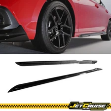 Fits 22-26 Honda Civic HPD Style Carbon Fiber Side Skirts Extension Rocker Panel