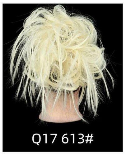 Hair Bun Ponytail Thick Curly Messy Bun Hair Piece Scrunchie Updo Hair Extension - Picture 17 of 33