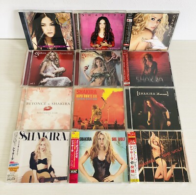 SHAKIRA CD Laundry Service MTV Unplugged She Wolf set of 12 CDs Japanese Version