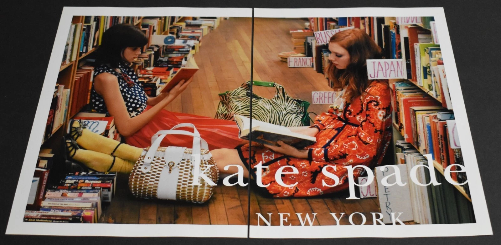 Pubblicità Stampa 2006 Sexy Tacchi Moda Gambe Lunghe Lady Bruna Kate Spade Abito Bellezza