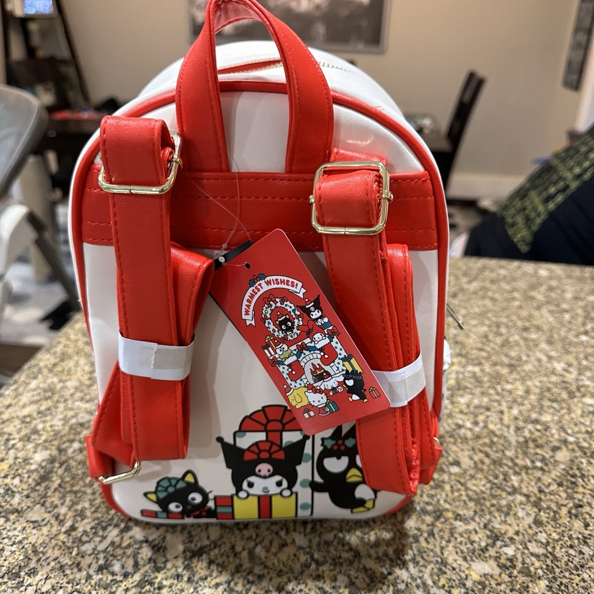 Sanrio red & green Hello Kitty Holiday Mini Backpack Loungefly® Christmas Collection: Save up to 50% on Exclusive  main image 4