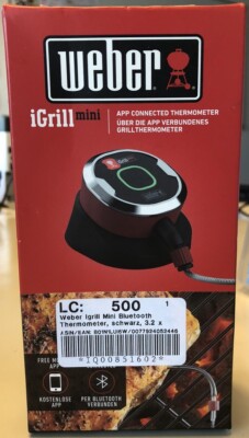 Weber iGrill Mini- Intelligentes Fleischthermometer Mit Bluetooth Inkl. Fühler
