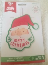 Foam Kit Santa Ornament makes 1 upc 889092630469