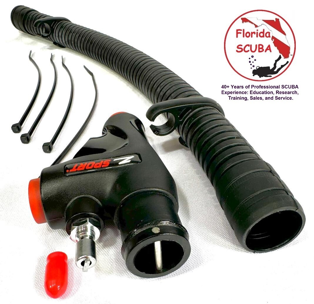 SCUBA BCD Power INFLATOR + HOSE, Zeagle Oceanic Apex AquaLung