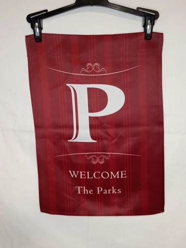 THE PARKS Personalized Surname Last Name Garden Yard Flag Banner 12.5" x 17.75"