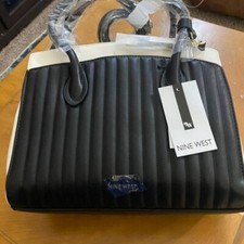 Nine West Charlize Black Satchel Ngq110906 - Bml