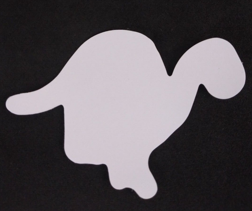 Fun Colorful Dinosaur Skeleton Sticker 2" x 1.75" (K) - Picture 2 of 2