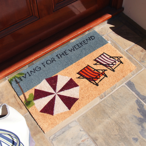 Rubber-Cal Summer "Beach Doormat" Kit - 18" x 30" - 2 Door Mats - 第 6/9 張圖片