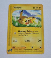 Pikachu 124/165 Expedition Base Set Regular on eBay