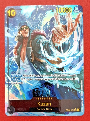 Kuzan (OP02-121) (Alternate Art) OP02-121 Premium Booster -The Best- Foil