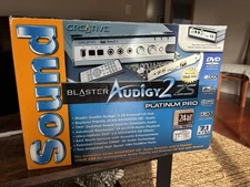 CREATIVE Sound Blaster Audigy 2 ZS Platinum Pro Sound Card  Windows XP with Hub