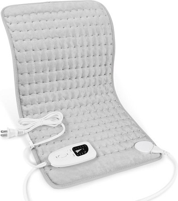 Heating Pad,Electric Pads for 12'' x 24'', Light Gray 
