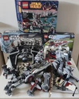Lego Star Wars Bundle Incomplete No Minifigures, 75045, Battlepacks 75433